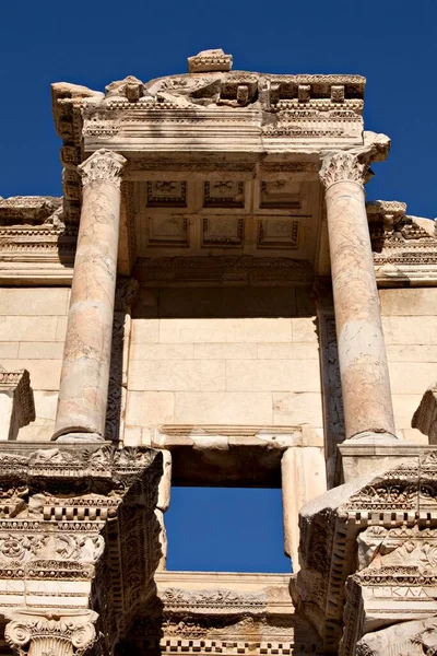 Celsus Kütüphanesi Efes Zmir Türkiye Asya — Stok fotoğraf