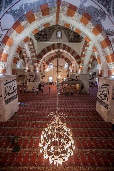 Edirne Turkey July People Tourists Visit Old Mosque Eski Cami — Photo