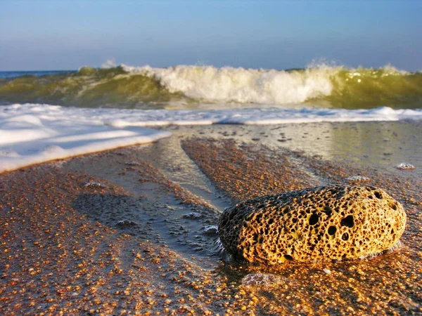 Piedra Mojada Playa —  Fotos de Stock