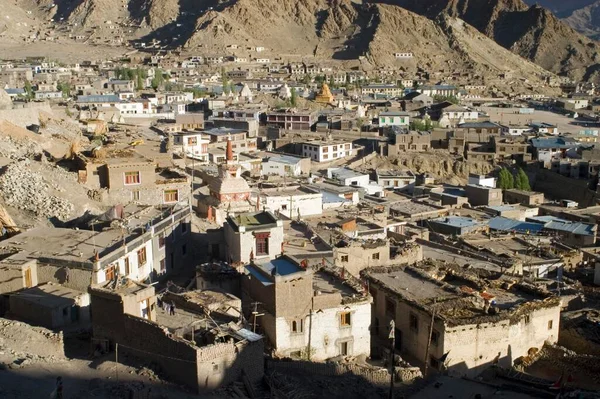 View Historic Center Leh Ladakh Jammu Kashmir India Asia — Φωτογραφία Αρχείου