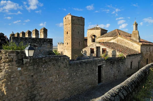 Overlooking Historic District Trujillo Extremadura Spain Europe — 스톡 사진