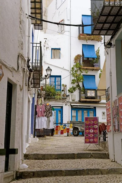 Lane Old Town Peniscola Costa Azahar Spain Europe — Fotografia de Stock