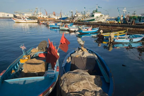 Boats Ships Harbour Tripolis Tripoli Libya Africa — 图库照片