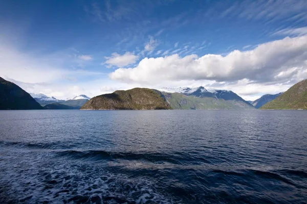 Hardangerfjord Osafjord Eidfjord Norway Scandinavia Europe — ストック写真