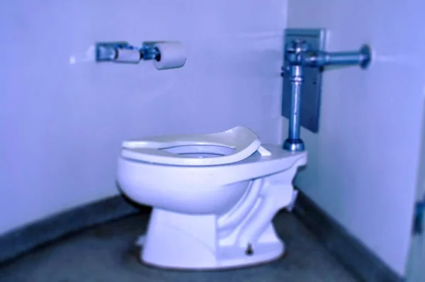 American Toilet New York Usa North America — 图库照片