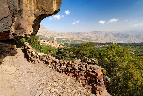 Garganta Las Montañas Jeménicas Yemen Asia — Foto de Stock