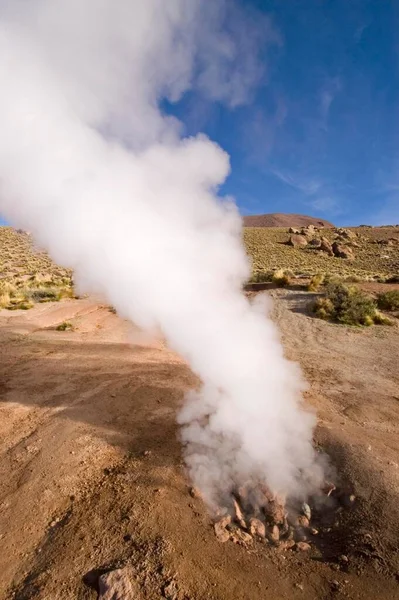 Geyser Geyserfiel Tatio Chile South America — Stockfoto