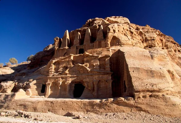 Graves Petra Jordan Asia —  Fotos de Stock