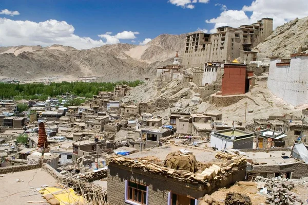 View Leh Valley Indus Valley Ladakh Jammu Kashmir India Asia — Stockfoto
