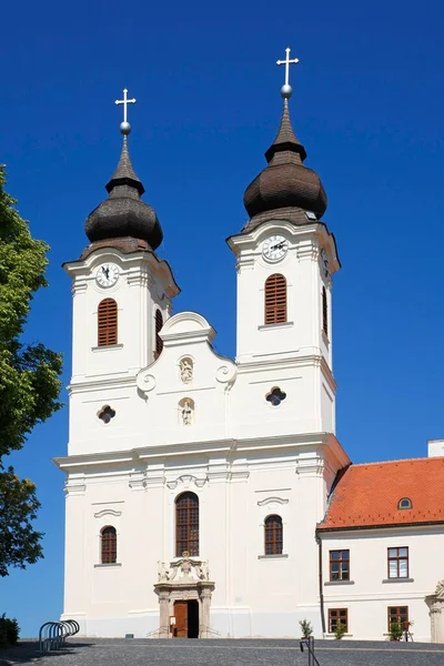 Tihany Abbey Tihany Peninsula Lake Balaton Hungary Europe — Stockfoto