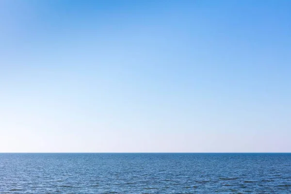 Beau Paysage Marin Avec Ciel Bleu — Photo