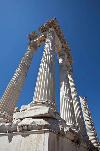 Temple Trajan Bergama Izmir Turkey Asia — Φωτογραφία Αρχείου