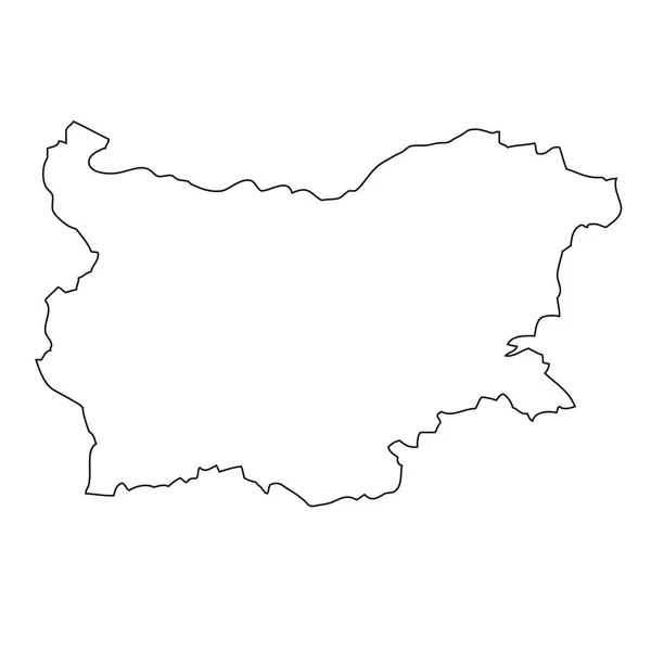 Outline Map Bulgaria — Zdjęcie stockowe