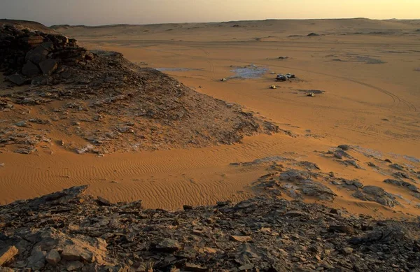 Скальные Образования Либийской Пустыне — стоковое фото