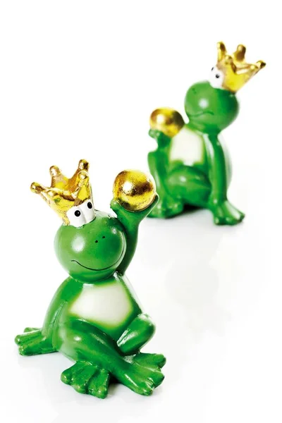 Frog Kings Golden Balls — Foto de Stock