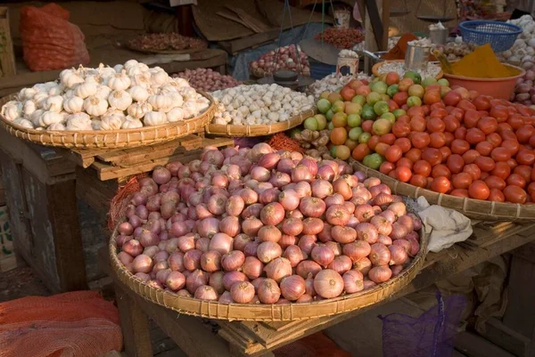 Mercado Myitkyina Estado Kachin Myanmar Asia — Foto de Stock
