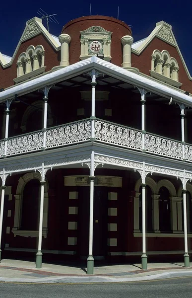 Historic Houses Center Fremantle Westaustralia — 图库照片