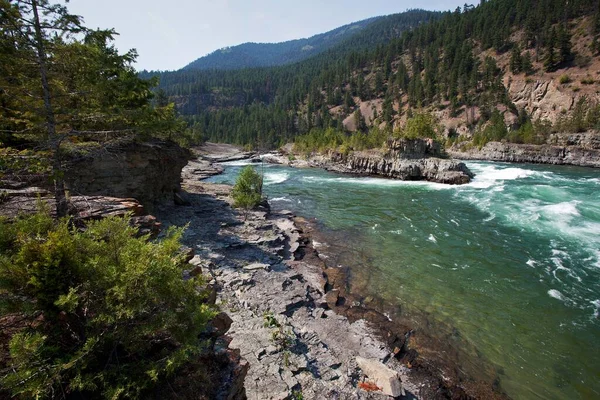 Kootenai River Libby Montana Province Usa North America — Stockfoto
