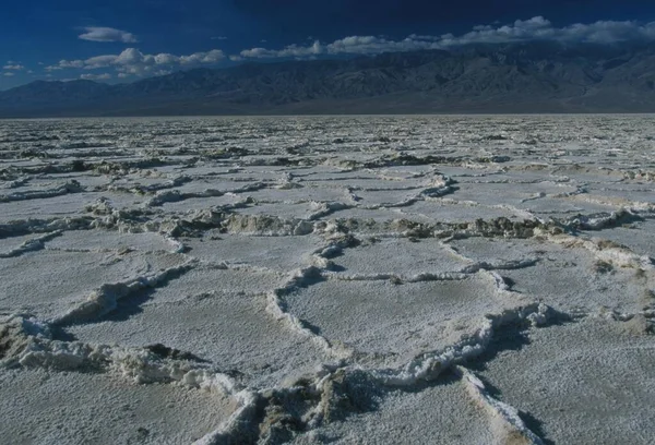 Salt Crust Salt Lake Bad Water Death Valley California Usa — Stockfoto