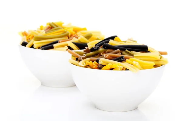 Noodles White Close View — Stock Photo, Image
