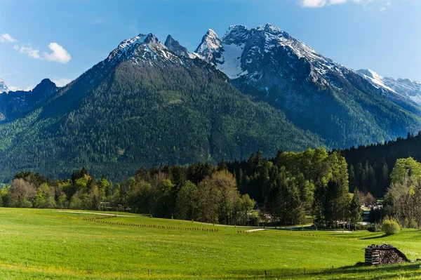 Hochkalter Ramsau Berchtesgadener Land Upper Bavaria Germany Europe — Stockfoto