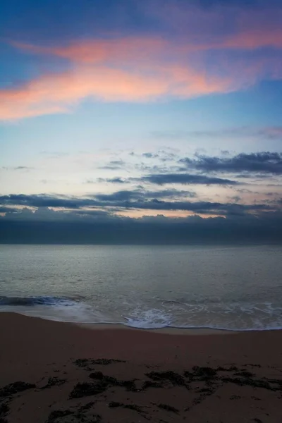 Sunrise Beach Peniscola Costa Azahar Spain Europe — Stockfoto