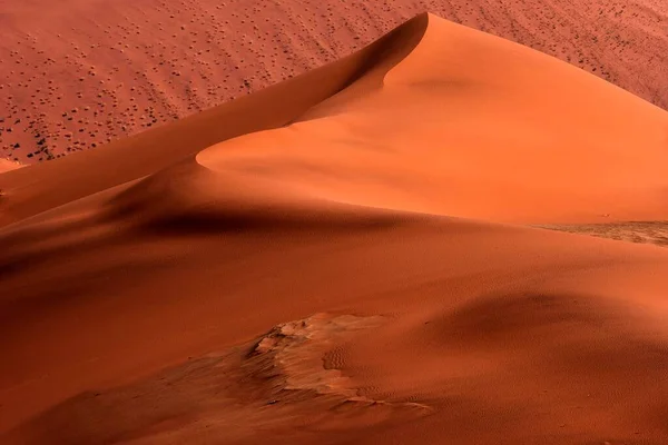 Zandduinen Namibische Woestijn Sossusvlei Namibië Afrika — Stockfoto