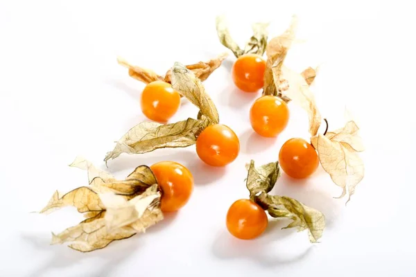 Physalis Kruisbessen Van Dichtbij Gezien — Stockfoto