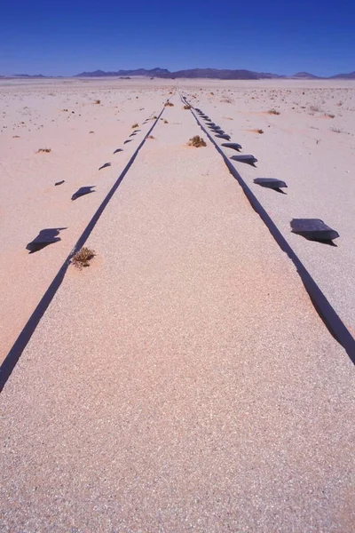 Closed Tracks Sand Namibia — Stock Photo, Image