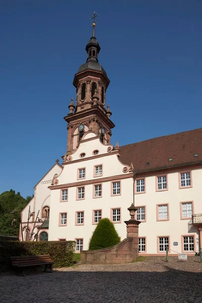 Chiesa Della Città Marien Abbazia Basilica Del Monastero Gengenbach Foresta — Foto Stock