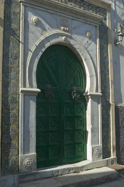 Puerta Entrada Mezquita Gurgi Centro Histórico Trípoli Libia África — Foto de Stock