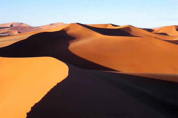 Дюни Sossus Vlei Namibia — стокове фото