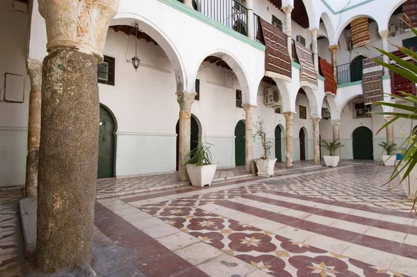 Riad Palacio Histórico Ciudad Centro Histórico Trípolis Trípoli Libia África — Foto de Stock