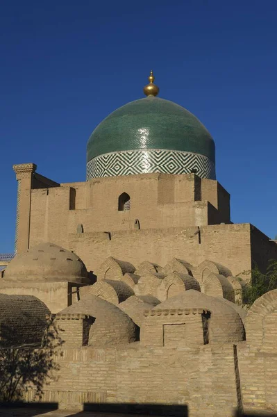 Memorial Pahlavan Mahmud Mausoleum Itchan Kala Khiva Uzbekistan Asia — Stockfoto