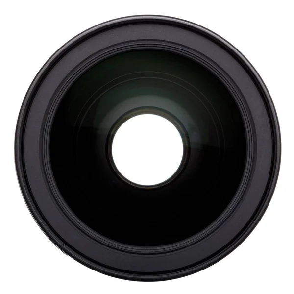 Wide Angle Lens View White Background — Fotografia de Stock