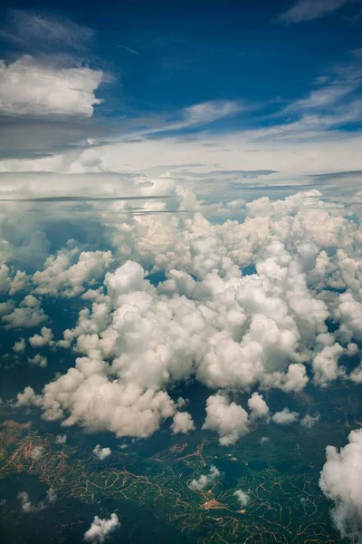 Clouds Forest Terraced Fields Malaysia Asia — Fotografia de Stock