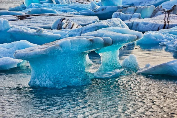 Ledovcová Laguna Jkulsrln Rakousko Island Evropa — Stock fotografie