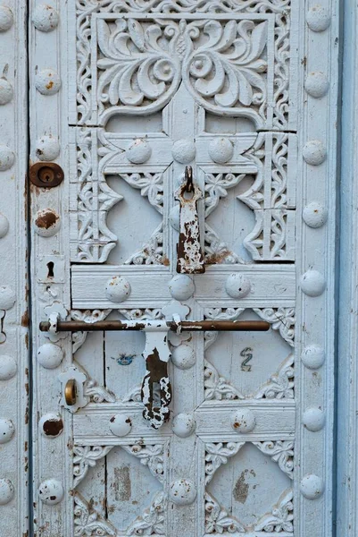 Historic Door Old Town Mukalla Mukalla Yemen Asia — Φωτογραφία Αρχείου
