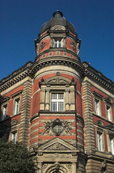 Building Old Post Head Office Hamburg Germany Europe — Fotografia de Stock