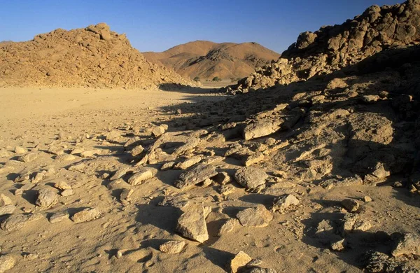 Lonesome Valley Jebel Uweinat Jabal Awaynat Libya Africa — Stock Photo, Image