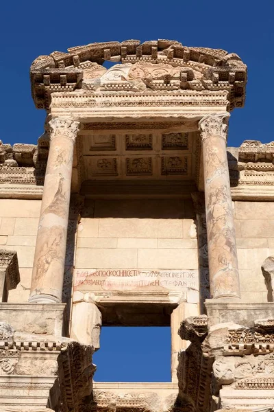 Library Celsus Ancient Building Ephesus Izmir Turkey Asia — Stock Fotó