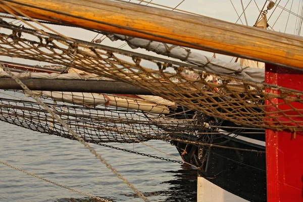 Mooring Ropes Rigging Sailing Ship: fotografĂa de stock ...