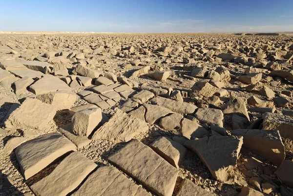 Rocky Desert Top Djol Plateau Yemen Asia — Stockfoto