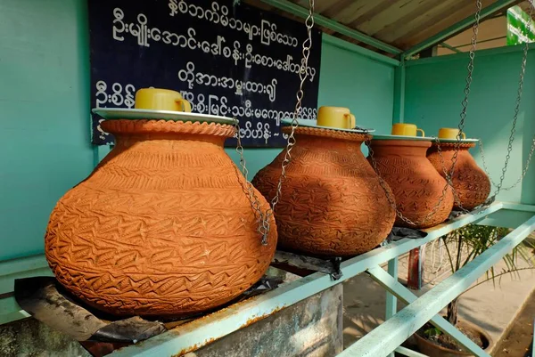 Public Water Supply Yangon Myanmar Asia — Foto de Stock