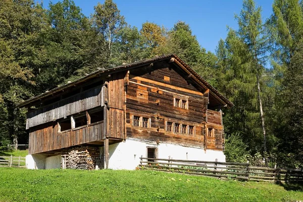 Casa 1336 Museo Aire Libre Ballenberg Brienz Suiza Europa — Foto de Stock