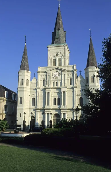 Cathedral New Orleans French Quarter — 图库照片