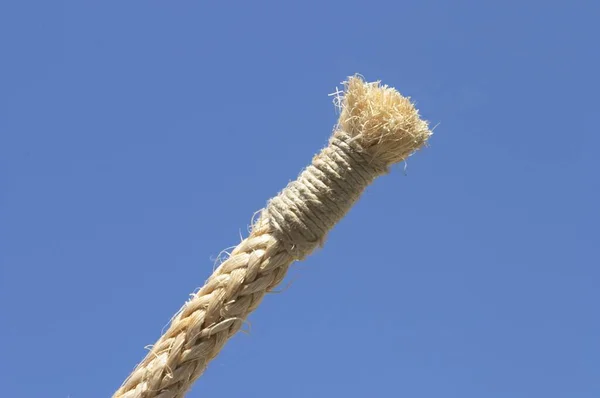 End Piece Hemp Rope — Fotografia de Stock