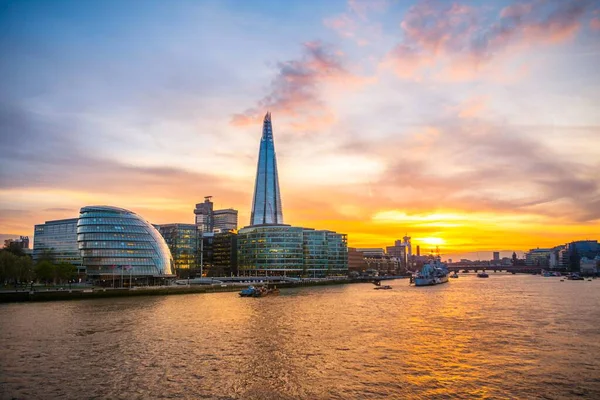 Skyline Office Complex More London Riverside London City Hall Shard — Stock Photo, Image