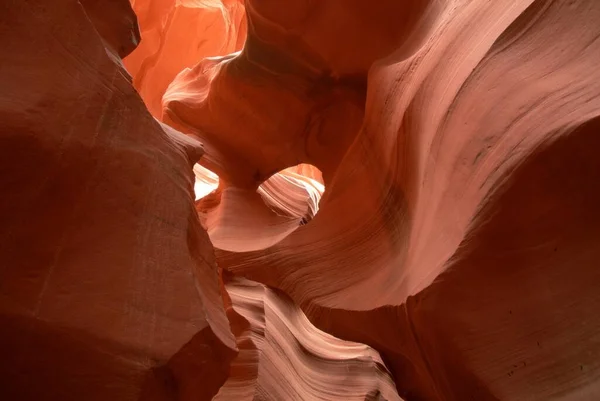 Sandstone Canyon Slot Canyon Lower Antelope Canyon Arizona Usa North — Stockfoto