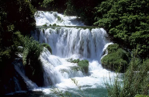 Waterfall Krka National Park — Stock Photo, Image